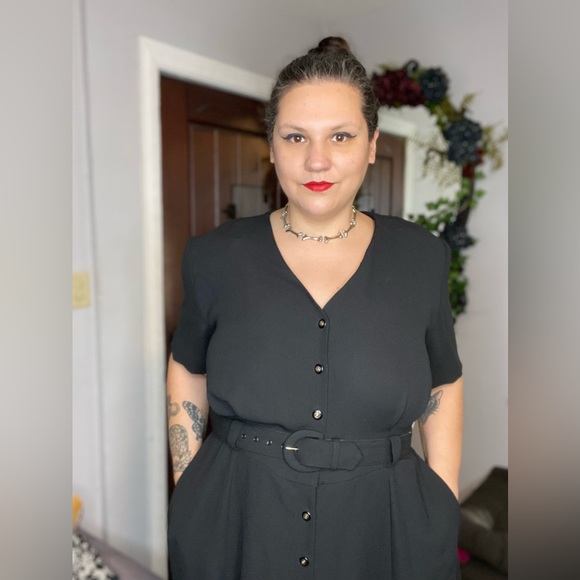 Vintage Button Down Shirt Dress - Picture 3 of 4